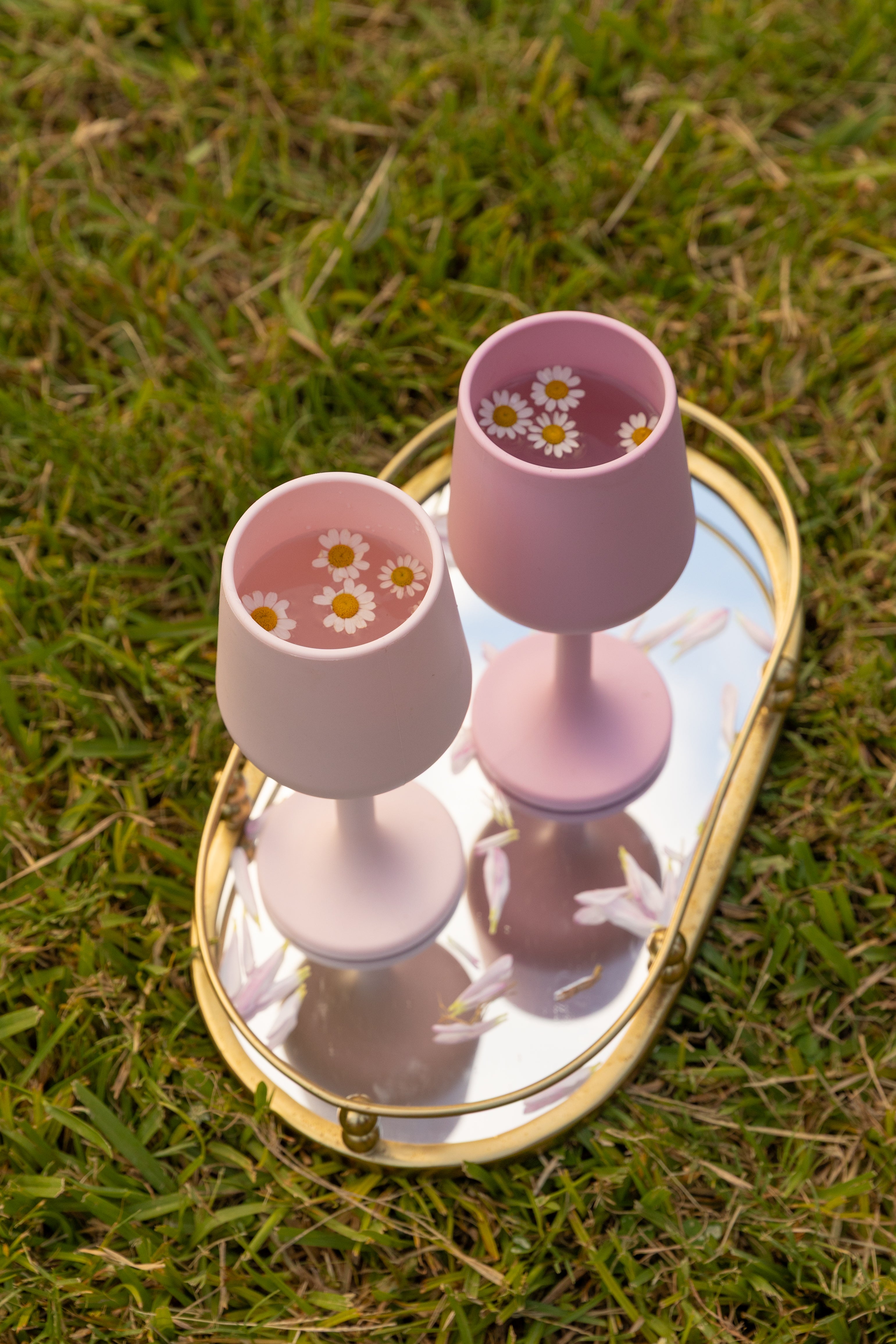 STYLD.® Sweetheart Stemmed Goblet Set (2 pcs) - Rose