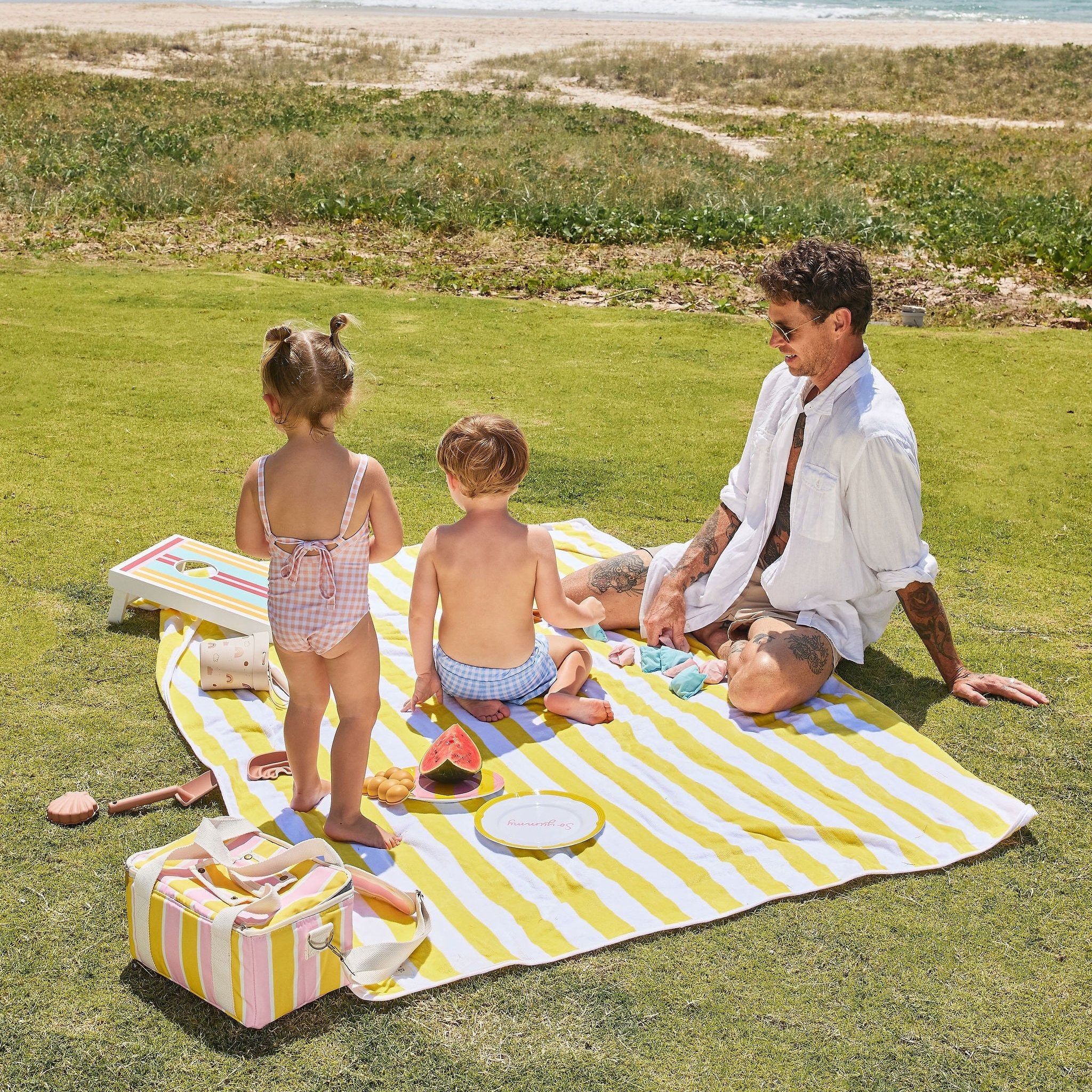 Burleigh Striped Boyfriend Towel™ STYLD.