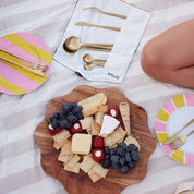 Baby, Let's Go Outside Melamine Plate Set | Striped STYLD.