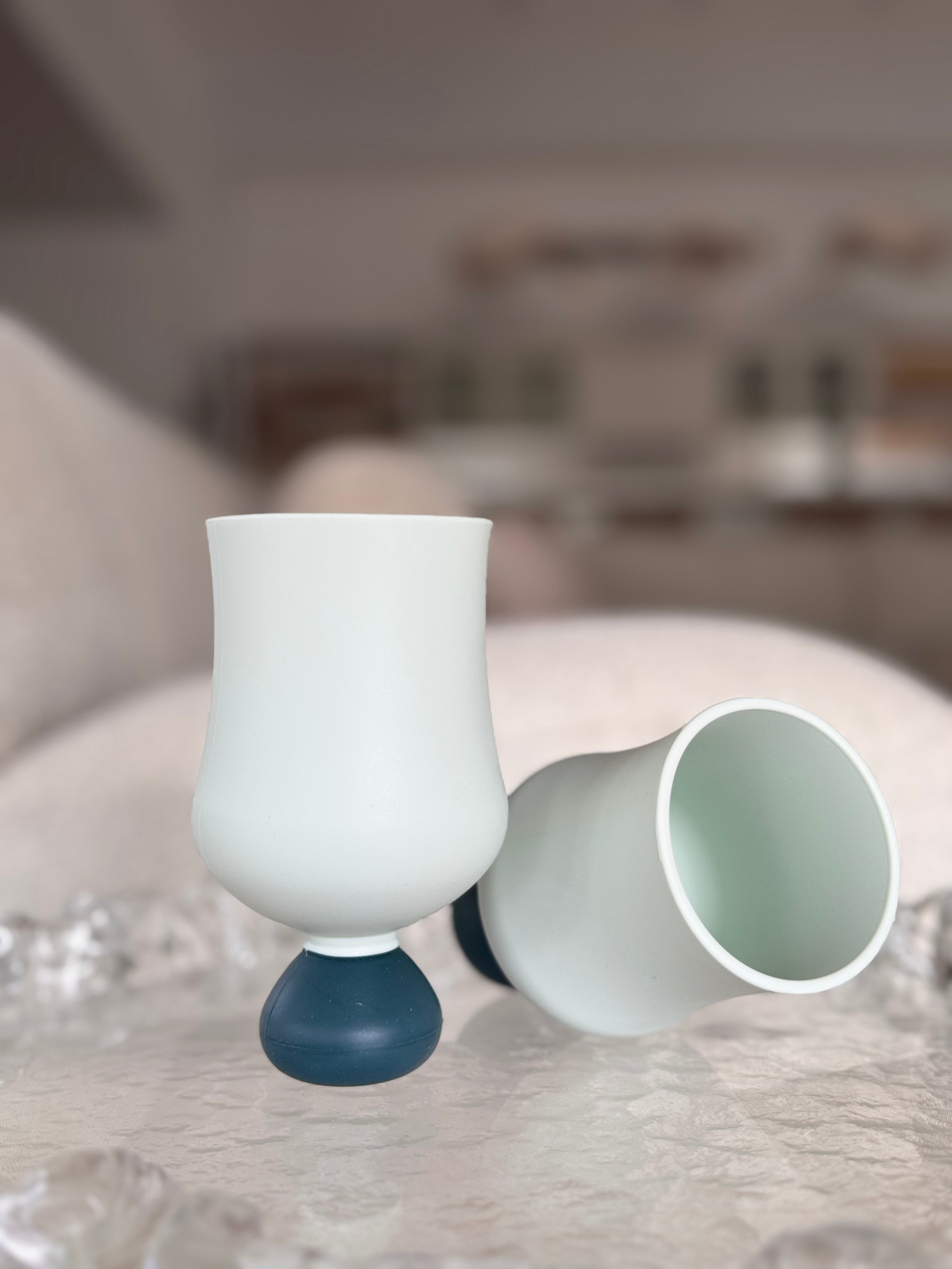 Unbreakable Silicone Bubble Goblet Set (2 pcs) STYLD.