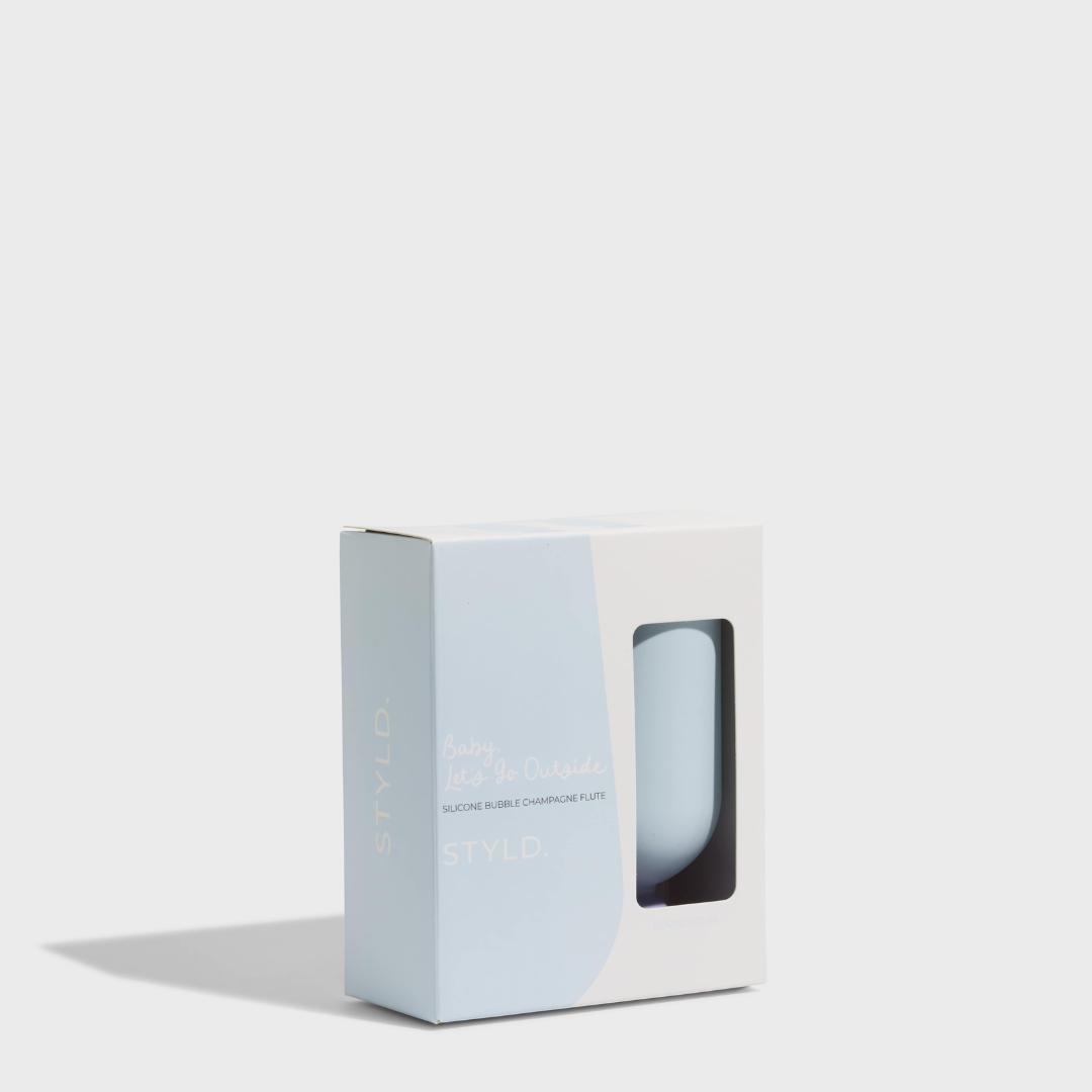 Unbreakable Silicone Bubble Champagne Flute Set (2 pcs) STYLD.