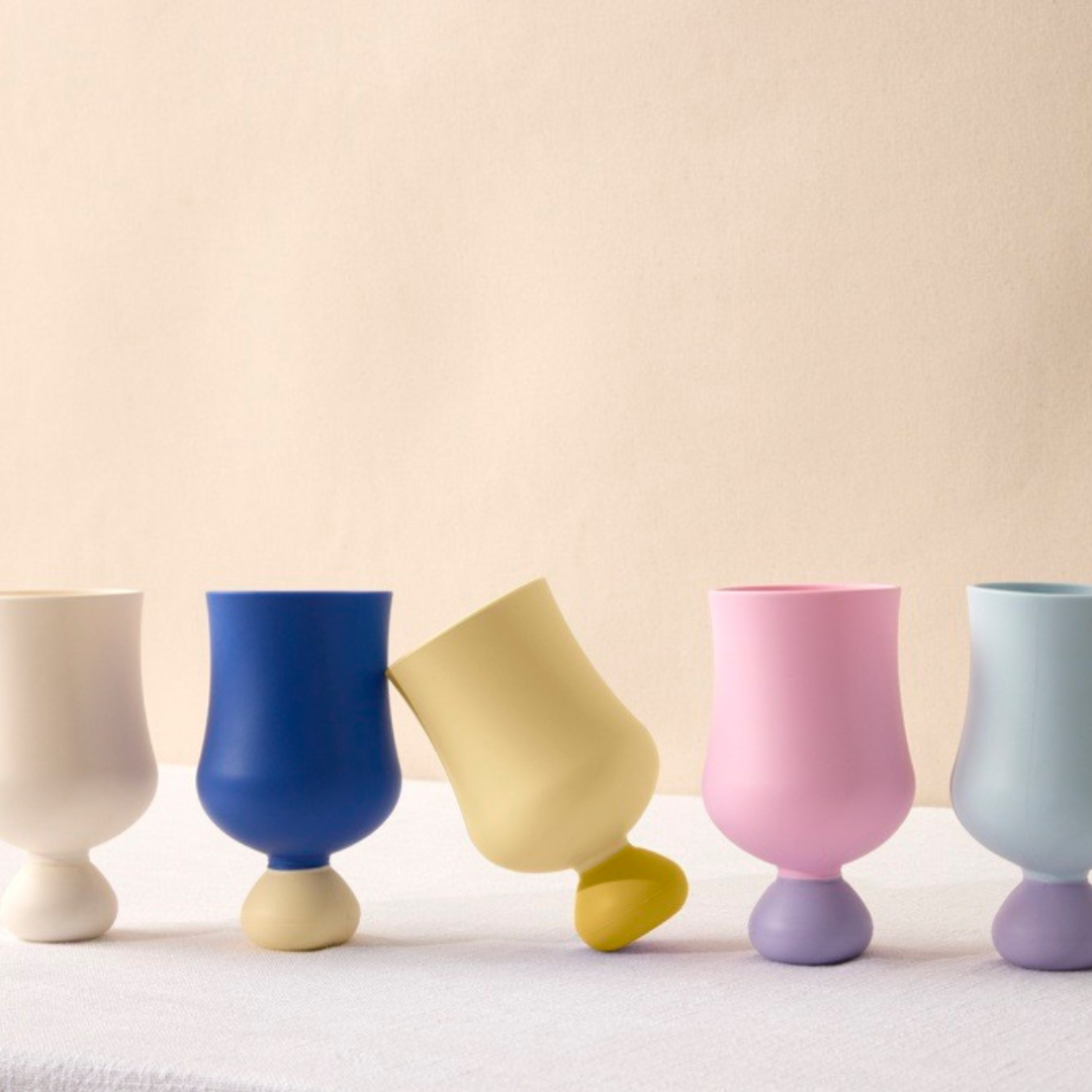 Unbreakable Silicone Bubble Goblet Set (2 pcs) STYLD.