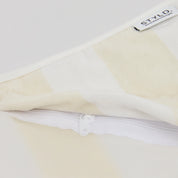 Vanilla Latte Striped Beach Towel STYLD.