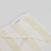 Vanilla Latte Striped Beach Towel STYLD.
