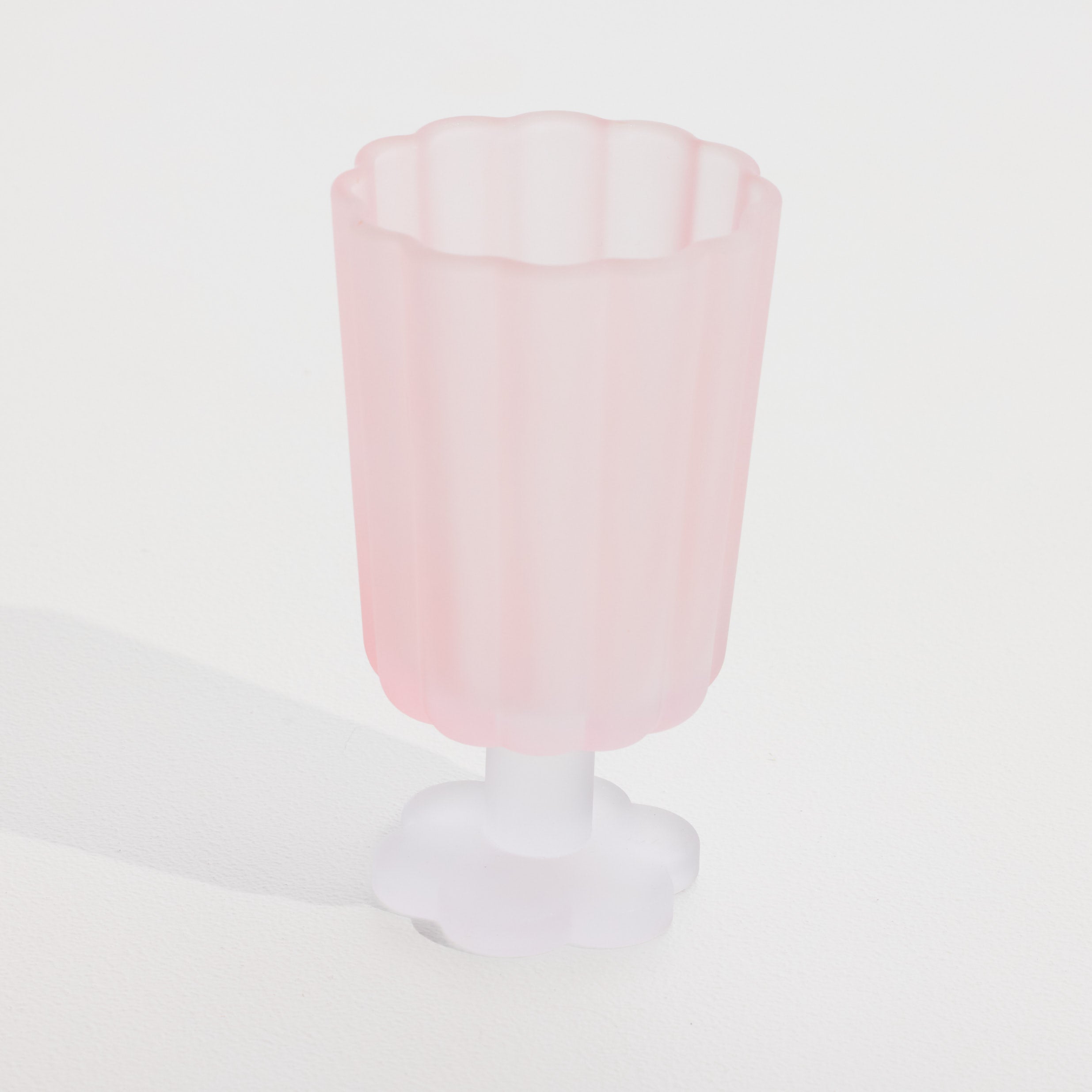 Petal Glass Goblet I Strawberries & Cream petal collection STYLD.