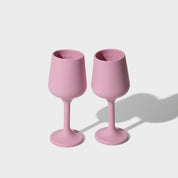 STYLD.® Sweetheart Stemmed Goblet Set (2 pcs) - Rose