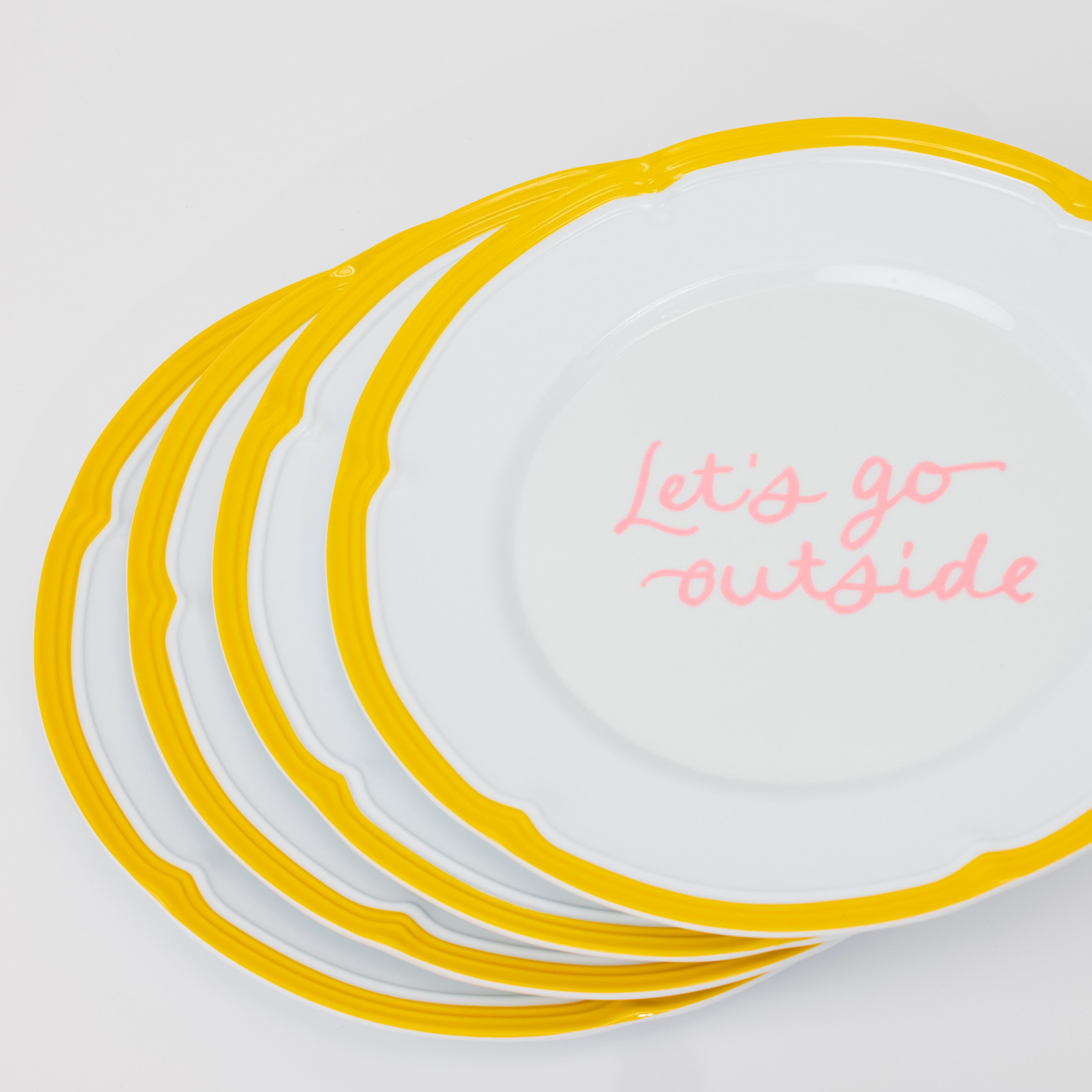 Baby, Let's Go Outside Melamine Plate Set | So Yummy STYLD.