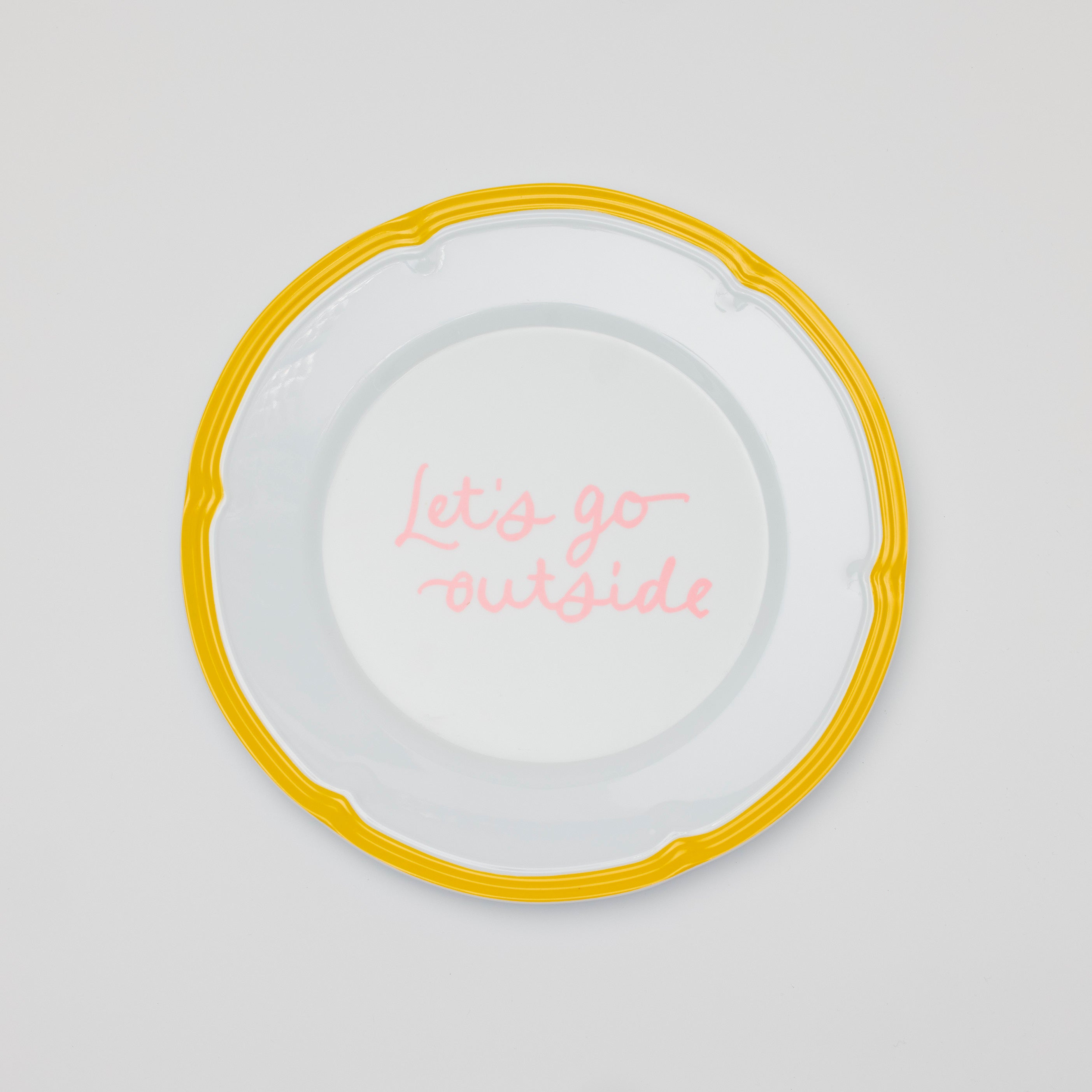 Baby, Let's Go Outside Melamine Plate Set | So Yummy STYLD.