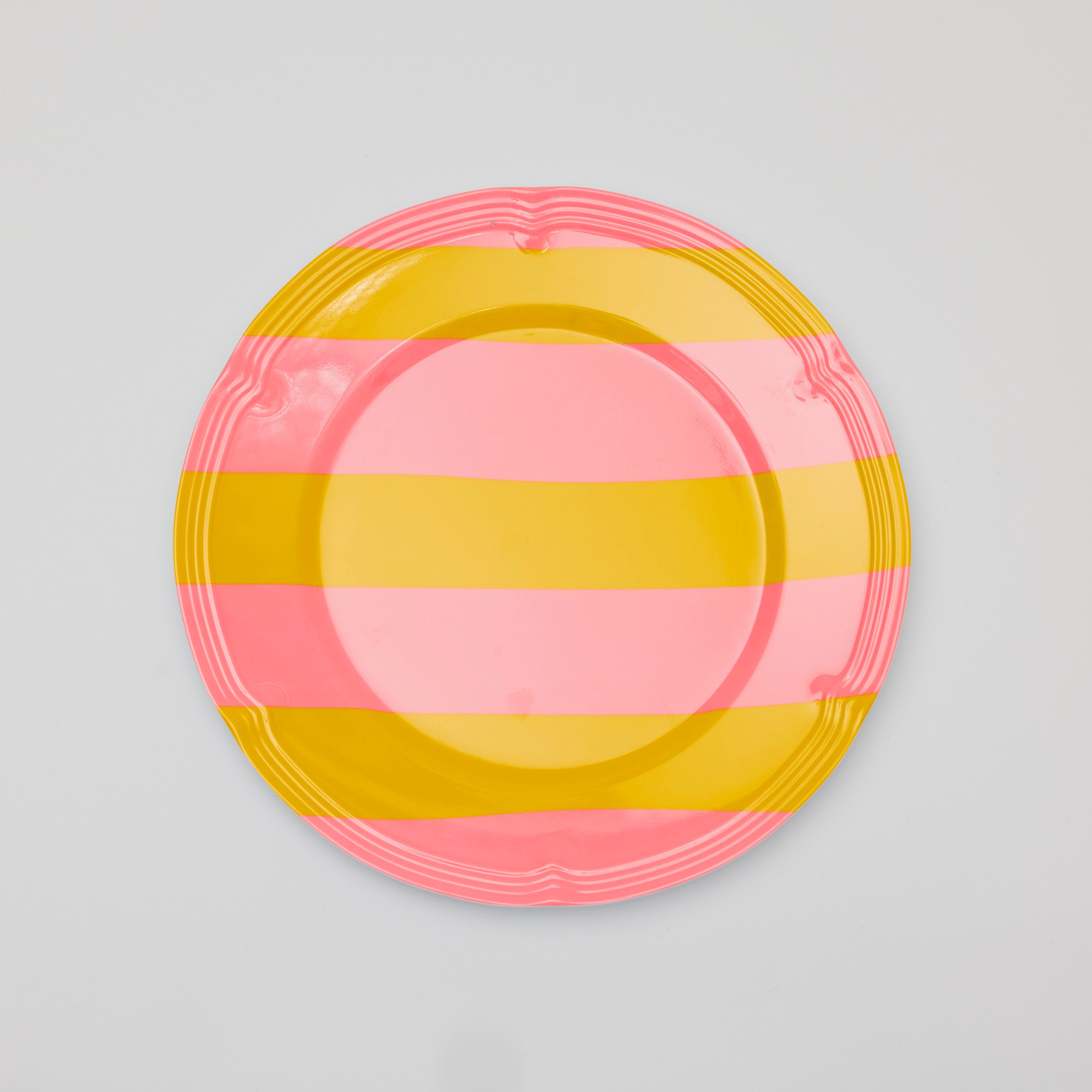 Baby, Let's Go Outside Melamine Plate Set | Striped STYLD.