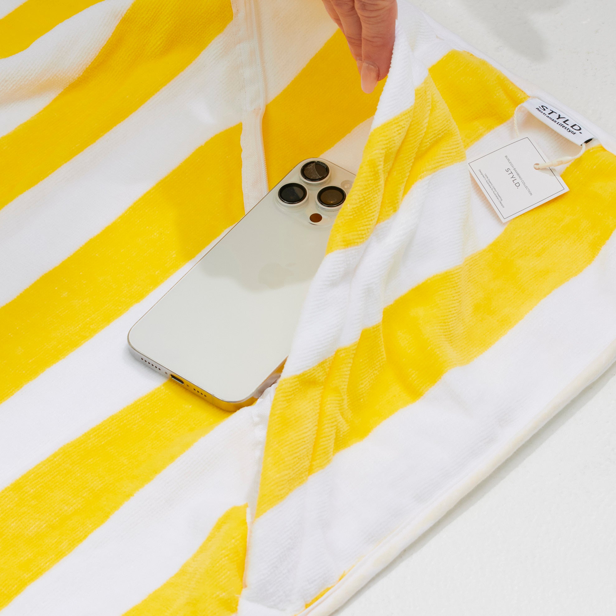 Burleigh Striped Boyfriend Towel™ STYLD.